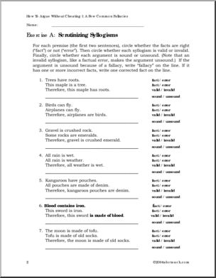 How to Argue… Using Fallacies (part 1) -upper elementary/middle