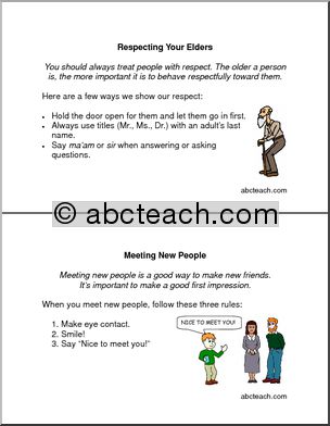 Booklet: Manners (multi-age)