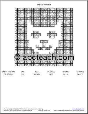 “Cat in the Hat” Word Search