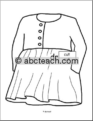 Word Wheels: Dress Shape (beginning “dr” sound)