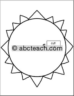 Word Wheels:  Sun Shape (beginning “s” sound)