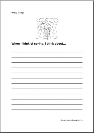Writing Prompt: Spring (primary)