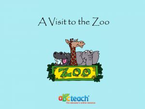 PowerPoint: Presentation with Audio: A Visit to the Zoo (multi-age)