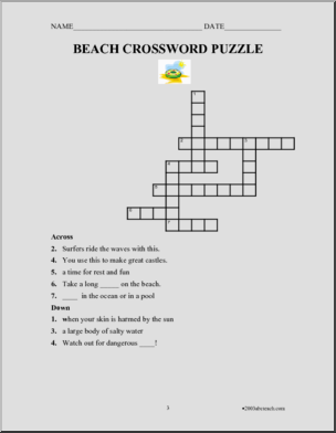 Activity: Beach Pages (elementary)
