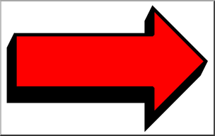 Clip Art: Arrow 02 Right Color