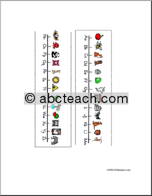Desk Tape:Manuscript  Aa – Zz (ZB-Style Font) – color