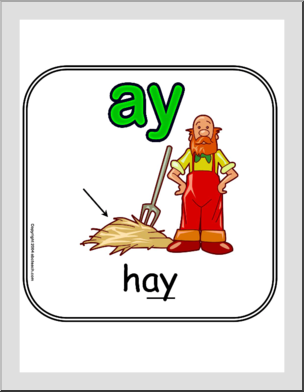 Word Family – AY Sign