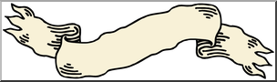 Clip Art: Banner 2 Short Color