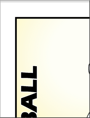 Large Poster: Sports – Baseball (color)