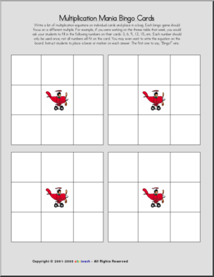 Multiplication Bingo