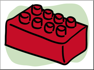 Clip Art: Basic Words: Block Color Unlabeled