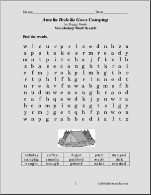 Amelia Bedelia Goes Camping (primary/elem) Book