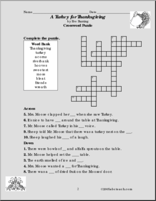 A Turkey for Thanksgiving (elementary) Book