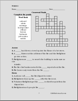 Book: Fire! Fire! (elem/ upper elem)