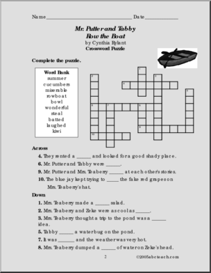 Book: Mr. Putter and Tabby Row the Boat (primary)