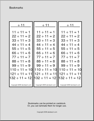 Division ( x11 ) Bookmarks