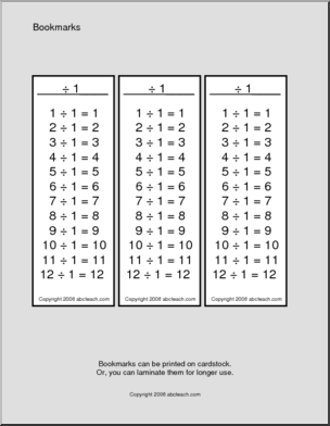 Division ( x1 ) Bookmarks