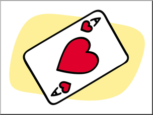 Clip Art: Basic Words: Card Color Unlabeled