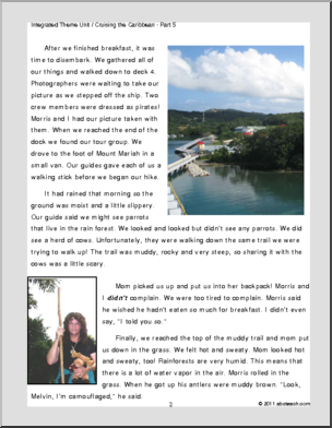 Integrated Theme Unit: Cruising the Caribbean – Part 5 (elem/middle)