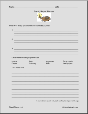 Report Planner: Diwali