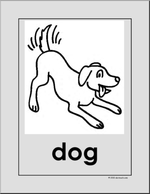 Posters D-G (b/w) (k-1/elem)’ Dolch Nouns