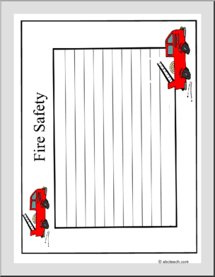 Writing Paper: Fire Safety  (elementary)