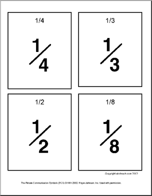 Fractions Flashcards