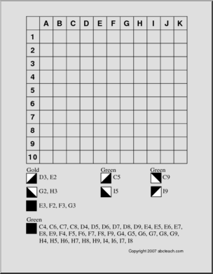 Pot of Gold (medium) Grid Coloring
