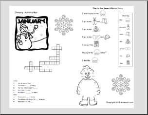 January Activity Mat (multi-age)