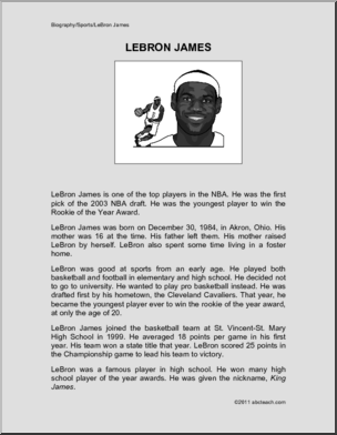 LeBron James (elem)’ Biography