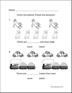 Comparing Numbers Math