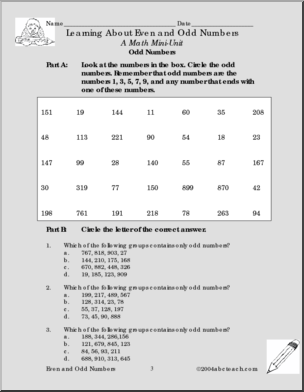 Even Steven and Odd Todd (primary/elem) Book