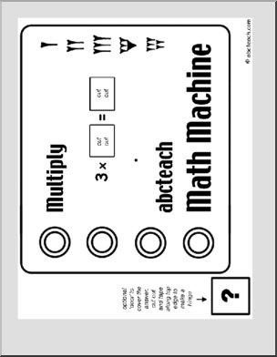 Multiplication (by 3) Math Wheels