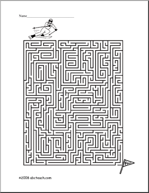 Maze: Skiing (hard)