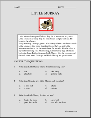 Fiction: Little Murray (elementary)