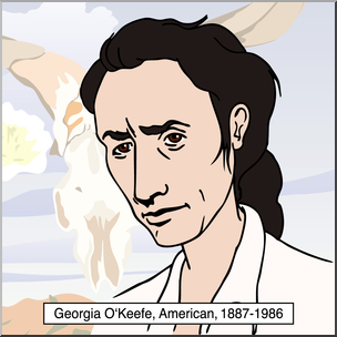 Clip Art: Artists: Georgia O’Keefe Color