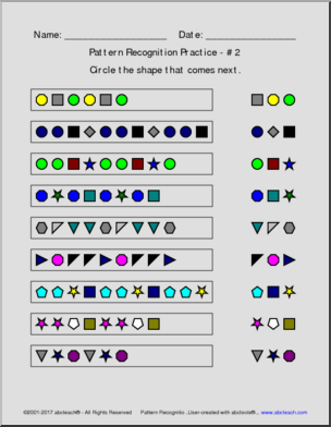 Pattern Recognition Practice Pack
