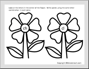 Learning Center: Phonics – Flower Power