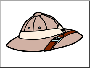 Clip Art: Pith Helmet Color 2