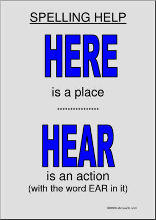 Here or Hear? Poster