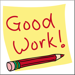 Clip Art: Praise Notes 3 Color