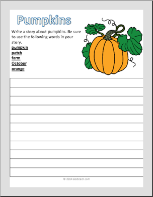 Math and Literacy (kdg-2) Pumpkin Theme Unit