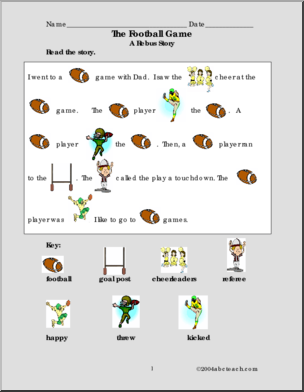 Football (full color) Rebus