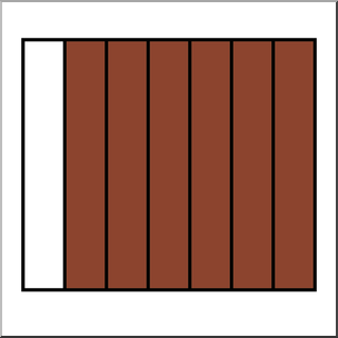 Clip Art: Rectangle07 6/7 Color