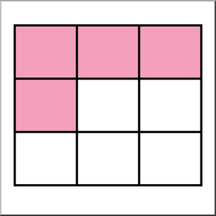 Clip Art: Rectangle09 4/9 Color