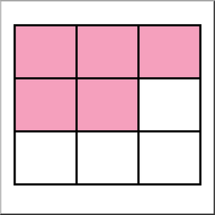 Clip Art: Rectangle09 5/9 Color