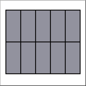 Clip Art: Rectangle10 10/10 Color