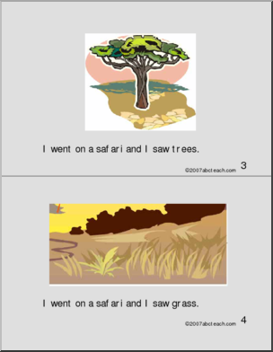 Early Reader: Safari theme (color)