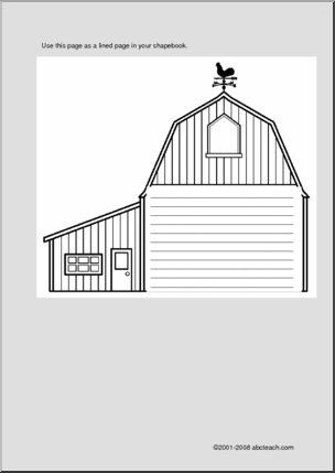 Shapebook: Barn