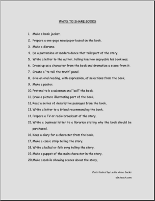 Ways to Share Books